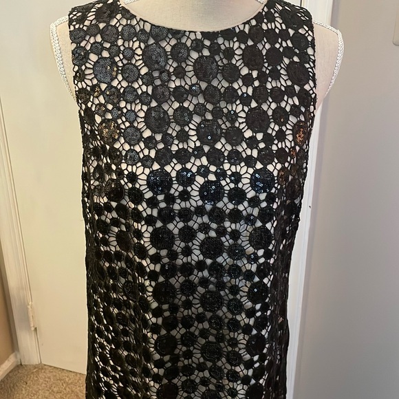 Alice and Olivia sleeveless sequin dress